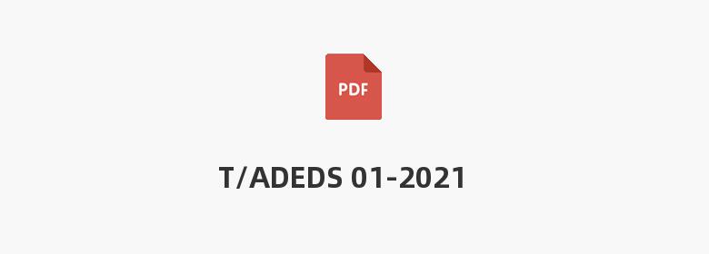 T/ADEDS 01-2021